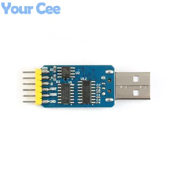 USB CP2102 į RS232 TTL USB TTL su RS485 Konvertavimo Modulis 6 in 1 Multi-funkcija Serijos Konvertuoti Modulis su Kabeliu