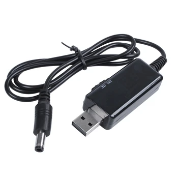 USB Padidinti Kabelis 5V Žingsnis Iki 9V 12V Reguliuojamas Įtampos Keitiklis 1A Etapas-iki Voltų įtampos Transformatorius DC Galios Reguliatorius su įjungimo /