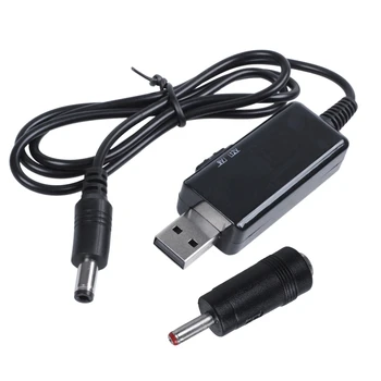 USB Padidinti Kabelis 5V Žingsnis Iki 9V 12V Reguliuojamas Įtampos Keitiklis 1A Etapas-iki Voltų įtampos Transformatorius DC Galios Reguliatorius su įjungimo /