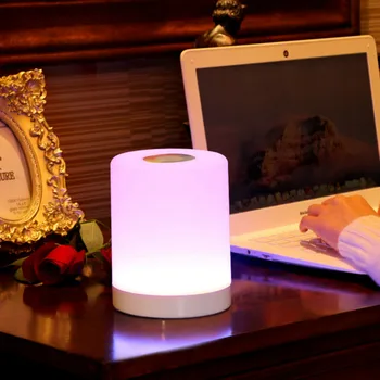 USB Smart naktiniai staleliai, lempa, LED Stalo Lempa Draugystės Kūrybos Lova, Stalas Atsižvelgiant Kūdikio Miegamojo Lovos Lampe Naktį Šviesos Kalėdų Dovana