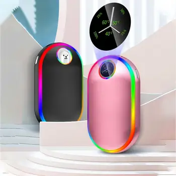 USB Įkrovimo Vertus Šilčiau Power Bank Su Vibracija, Masažas LED Žibintuvėlis du kartus Pusėje Sparčiai Šildymas