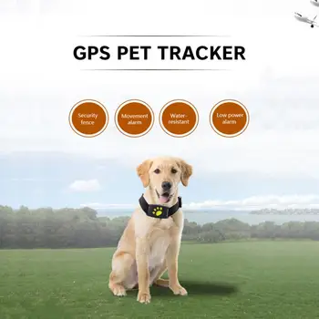 USB Įkrovimo Šunų Kačių Antkaklis Atsparus Vandeniui Smart Pet GPS Tracker GPS atgalinio ryšio Funkcija, GPS Sekimo įrenginius Universalus Šuo Reikmenys