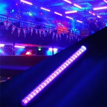 UV LED Juodos šviesos juosta 10w T8 Integruotos Lemputės UV Šviesos Juosta LED Juostelės Žibintai, Šalies Klubo DJ Įranga su integruota įjungimo/Išjungimo Jungiklis