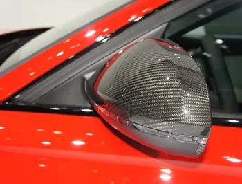 UV lenkijos nekilnojamojo anglies pluošto šoninis veidrodis apima galinio vaizdo veidrodis kepurės Audi A6 C7 2012-2019