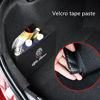 Už ALFA ROMEO Automobilių Logo emblema Ženklelio lipdukai Giulia Stelvio Interjero pakeitimas pasiskirstymo valdybos Automobilių optikos Reikmenys