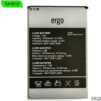 Už Ergo A502 Aurum baterijos 2500mAh A502 baterija Aukštos Kokybės