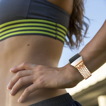 Už Fitbit Joninių Mados / sporto žvynų Diržu, Fitbit Joninių Aliuminio Verslo Dirželis naujas Smart Žiūrėti Pakeitimo Apyrankė