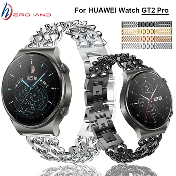 Už gt 2 Pro Watchband Diržu, Huawei Žiūrėti gt2 Pro/ GT2 46mm Apyrankę Juostos Metalų Lydinio, Apyrankės 22mm Pakeitimo Correa