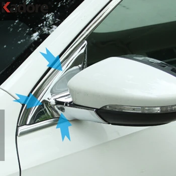 Už Jetta 6 MK6 2016 ABS Chrome Priekinio Lango Trikampio Dangčio Apdaila Auto Langą Ramstis Automobilio Lipdukas Stilius