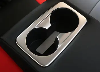 Už Kia Cerato k3 2019 2020 Nerūdijančio Plieno accesorios Interjero aksesuarų galinės sėdynės vandens puodelio dangtelio apdaila stilius