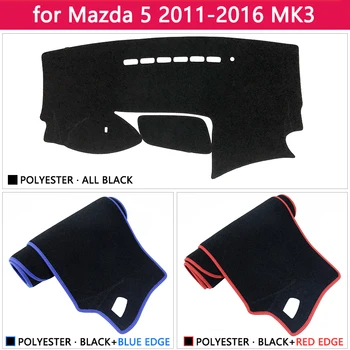 Už Mazda Premacy 5 2011~2016 MK3 neslystantis prietaisų Skydelio Kilimėlis Padengti Trinkelėmis skėtį nuo saulės Dashmat Apsaugoti Kilimą Priedai 2011 m. 2012 m. m.