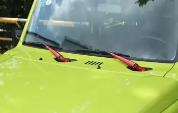 Už Suzuki Jimny 2019 2020 JB74 Priekinis Stiklas Lietaus Valytuvų Padengti Dekoro Lipduko Apdaila Automobilio Eksterjero Aksesuarai, ABS Chrome