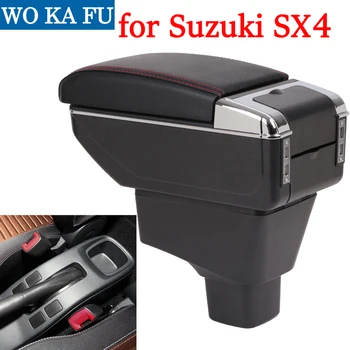 Už Suzuki SX4 porankiu lauke centrinė Parduotuvė turinio dėžutė su puodelio laikiklis peleninė Gali pakilti su USB priedų
