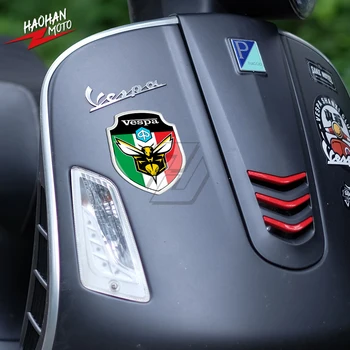Už Vespa Italija Lipdukas LX GTS GTV Sprint 50 150 300 300ie Super Sport 3D Dervos Motociklas, Motoroleris, aplinkosaugos ¾enklelis