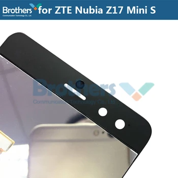 Už ZTE Nubija Z17 Mini S NX589J LCD Ekranas Jutiklinis Ekranas skaitmeninis keitiklis skirtas ZTE NX589J LCD Asamblėjos LCD Ekranas Telefono Bandymo Pakeitimo