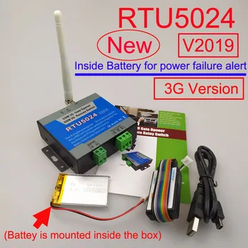 V2019 RTU5024 3G/GSM Vartų Atidarymo Relės Perjungimas Nuotolinės Prieigos Kontrolės Stumdomas vartai Opener Baterija viduje dėl elektros gedimo įspėjimo