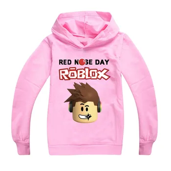 Vaikai drabužių medvilnės Robloxing megztinis drabužiai animacinių filmų berniuko, palaidinukė hoodie atsitiktinis dėvėti marškinėlius ilgomis rankovėmis marškinėliai viršų