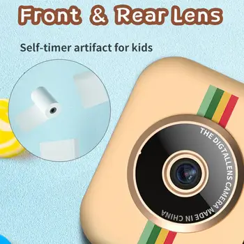 Vaikai Momentinis Fotoaparatas Vaikams Spausdinti Kamera 1080P Skaitmeninis Fotoaparatas Vaikams Fotoaparato Žaislas Gimtadienio Dovana Mergaitė Berniukas