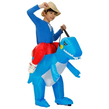 Vaikai Pripučiami Dinozauro kostiumo cosplay Vienaragis 