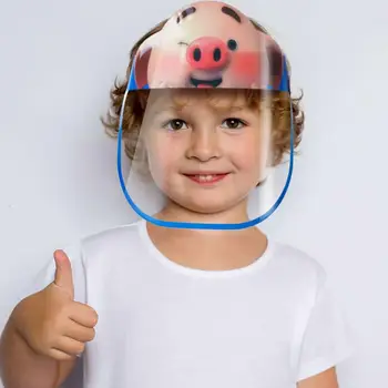 Vaikai, Vaikai Visą veidui Anti-Virus Protection Kaukė Nuimama Anti-dulkių Anti-lašelis Spittle Apsaugoti Veido Apimantis Kibiras