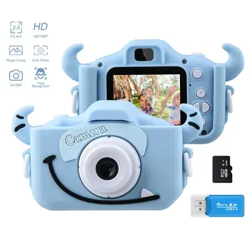 Vaikams Mini Skaitmeninę Vaizdo Kamerą, Toy Kamera 1080P HD Vaikai Kamera su 32GB Kortele Vaikų Diena, Gimtadienio, Kalėdų dovana