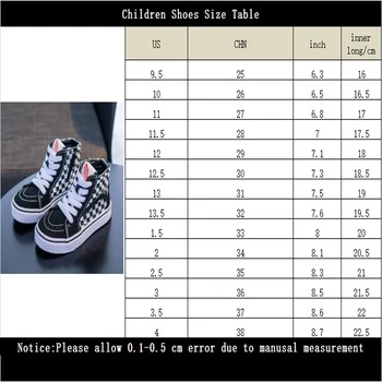 Vaikų batai siuvinėjimo berniukų ir mergaičių, vaikų high-top drobė batai pledas kūdikiui madinga batai 2020 m. rudenį