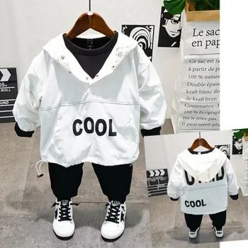 Vaikų Berniukų Drabužiai Rinkiniai 2020 M. Rudenį Naujų Kūdikių Berniukų Mados korėjos Stiliaus Drabužių Rinkiniai Vaikams Laisvalaikio-sportinis Kostiumas Kūdikių Outwear