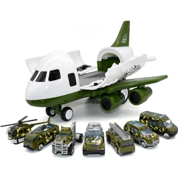 Vaikų dovana lėktuvo žaislas didelių saugojimo transporto orlaivių, kurių lydinio sunkvežimių sunkvežimių transporto priemonės