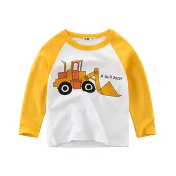 Vaikų marškinėliai Berniukams Drabužius 2019 Prekės Kūdikių Berniukų Viršūnes & Tees animacinių filmų Vaikams ilgomis Rankovėmis Palaidinukė Berniukų T shirts