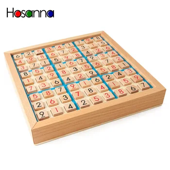 Vaikų Mediniai Sudoku, Šachmatai įspūdį žaislas žaidimo lentos suaugusiųjų loginio mąstymo vaikų švietimo žaislai, dovanos Vaikams