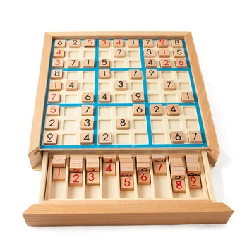 Vaikų Mediniai Sudoku, Šachmatai įspūdį žaislas žaidimo lentos suaugusiųjų loginio mąstymo vaikų švietimo žaislai, dovanos Vaikams