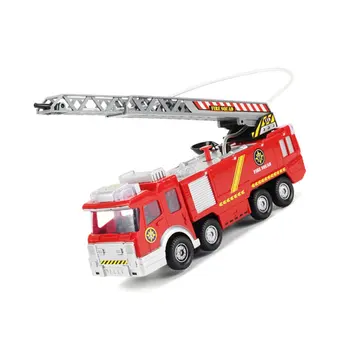 Vaikų Modeliavimas Ugniagesiai Žaislas Jupiteris Gaisro Sunkvežimių Elektros Universalus Žaislas, Automobilių Šviesos gaisrinė mašina Gali Purkšti Vandenį