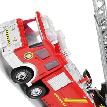 Vaikų Modeliavimas Ugniagesiai Žaislas Jupiteris Gaisro Sunkvežimių Elektros Universalus Žaislas, Automobilių Šviesos gaisrinė mašina Gali Purkšti Vandenį