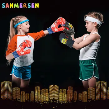 Vaikų Mokymo Bokso Perforavimo Maišą Fitneso Sporto Kick Sandbag Taekwondo Sporto Bokso Kova Mokymo Įtempių Žaislai