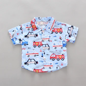 Vaikų vasaros drabužių trumparankoviai naujas berniukas rinkinys vaikams drabužių cartoon automobilių marškinėliai + šortai 2piece rinkinys