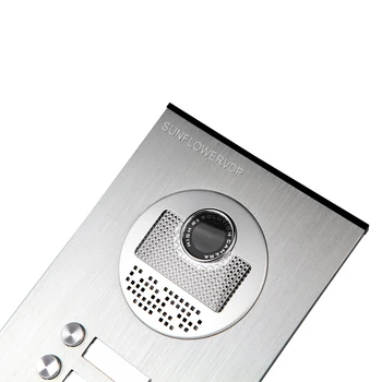 Vaizdo Domofonas 12 Stebi Prieigos Kontrolės Lauko Vandeniui Doorbell Vaizdo Domofonas 12 Butų, Elektroninės Durų spynos Komplektas