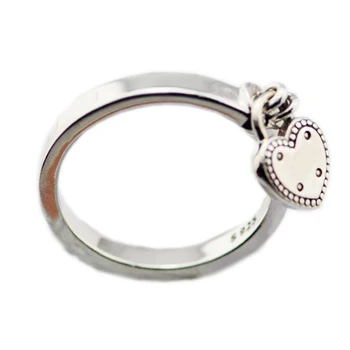 Valentino Dieną Meilės Uolienų Žiedas 925 Sterlingas Sidabro Žiedai 