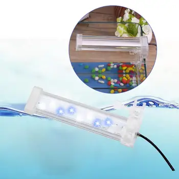 Vandeniui LED Žuvų Bakas Šviesos Nardymo Įrašo Šviesa Žuvų Bakas Apšvietimas, Vandens Augalų Šviesos Akvariumas Apdailos ES Plug