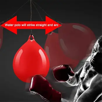 Vandens Purkštuvas Sunkusis Bokso Perforavimo Maišą Nešiojamų Raudona PVC Kabliuko Kilpos Kabo Kovos Menų Išmesti Smėlio Maišelį Sandbag Saco Boxeo