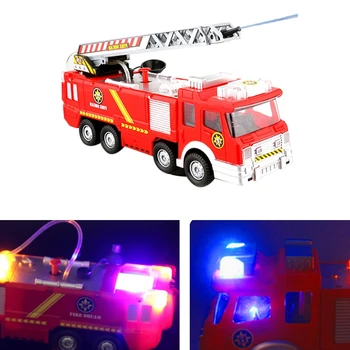 Vandens Purškimo Fire Truck Žaislas Automobilis Žaislas Fire Truck Gaisrininkas Sam Gaisro Sunkvežimių, Automobilių, Muzikos, Šviesos, Švietimo Žaislas