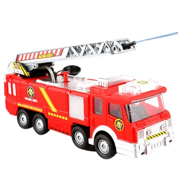 Vandens Purškimo Fire Truck Žaislas Automobilis Žaislas Fire Truck Gaisrininkas Sam Gaisro Sunkvežimių, Automobilių, Muzikos, Šviesos, Švietimo Žaislas