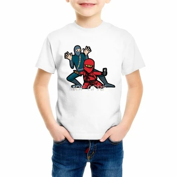 Vasaros Kūdikių Berniukų Vaikas Merginos, T-marškinėliai, vaikiški Drabužiai Ninja Ninjago Animacinių filmų Topai Tees Tshirts Mokyklos Berniukas Kostiumas Z13-8