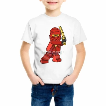 Vasaros Kūdikių Berniukų Vaikas Merginos, T-marškinėliai, vaikiški Drabužiai Ninja Ninjago Animacinių filmų Topai Tees Tshirts Mokyklos Berniukas Kostiumas Z13-8