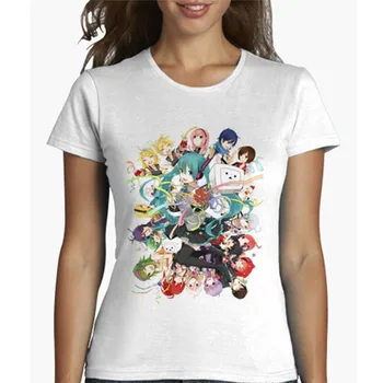 Vasaros staigmena kaina marškinėliai vocaloid anime Womens