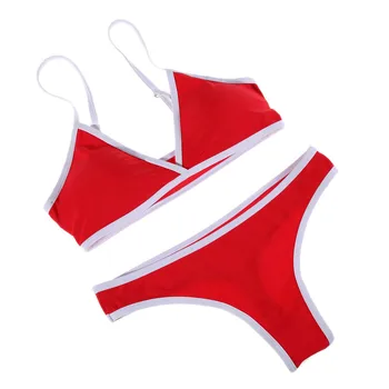 Vasarą Moterys Vientisų maudymosi Kostiumėliai, Tvarstis Bikini Komplektas, Push-up Paminkštinta Liemenėlė Maudymosi Kostiumą Moterų Paplūdimio Žiedas maudymosi kostiumėlį Komplektus 2020 Karšto Pardavimo