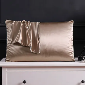 Vasarą vienoje Pusėje Šilko užvalkalas be užtrauktuko pagalves pagalvės užvalkalą už sveikos Odos, Plaukų, spalvotų Pagalvių užvalkalus