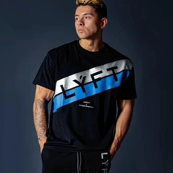 Vasarą Vyrai T-shirt Hip-Hop Vyrų Marškinėlius Atsitiktinis Vyras Viršūnes Tee Naujos Mados Spausdinimo Prekės Vyrų Drabužių Streetwear Fitneso Marškinėliai Vyrams
