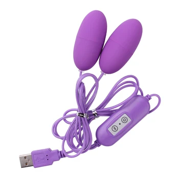 VATINE Dual USB vibromasseur kulka klitorio stimuliatorius vibratorius kiaušinių sekso žaislai moters, moteris suaugusiųjų produkto shop12 dažnis