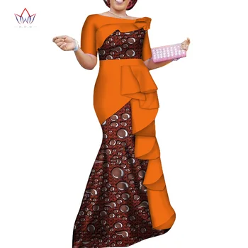 Vestidos Afrikos Suknelės Moterims 2021 Dashiki Elegantiškas Šalis Suknelė Plius Dydis Srapless Tradicinių Afrikos Drabužių WY4152