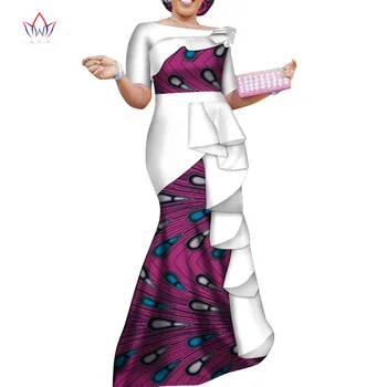Vestidos Afrikos Suknelės Moterims 2021 Dashiki Elegantiškas Šalis Suknelė Plius Dydis Srapless Tradicinių Afrikos Drabužių WY4152